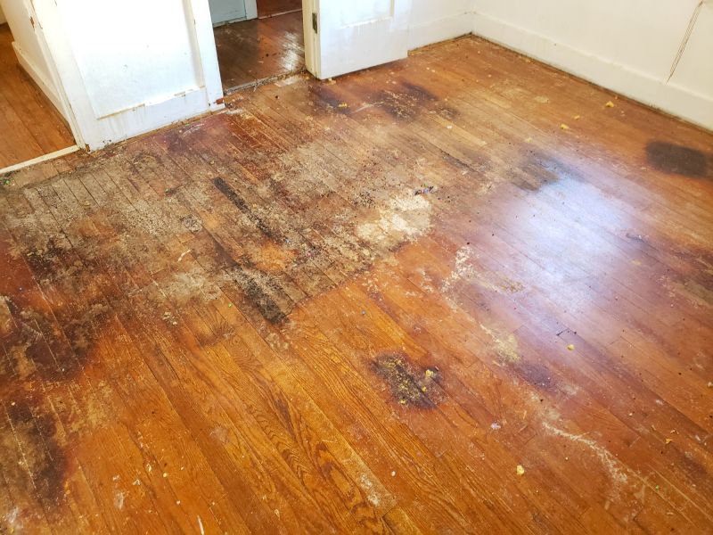Bathroom Floor Before Repair