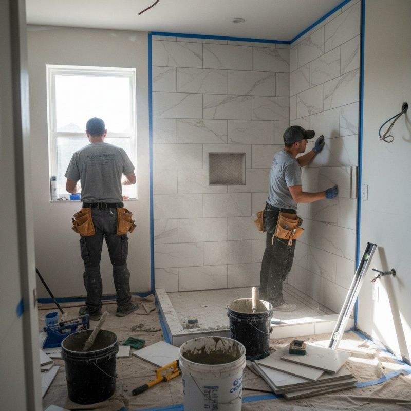 Tile Shower Floor Installation in Boise, ID