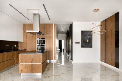 White Marble Tile Installation in Olathe, KS
